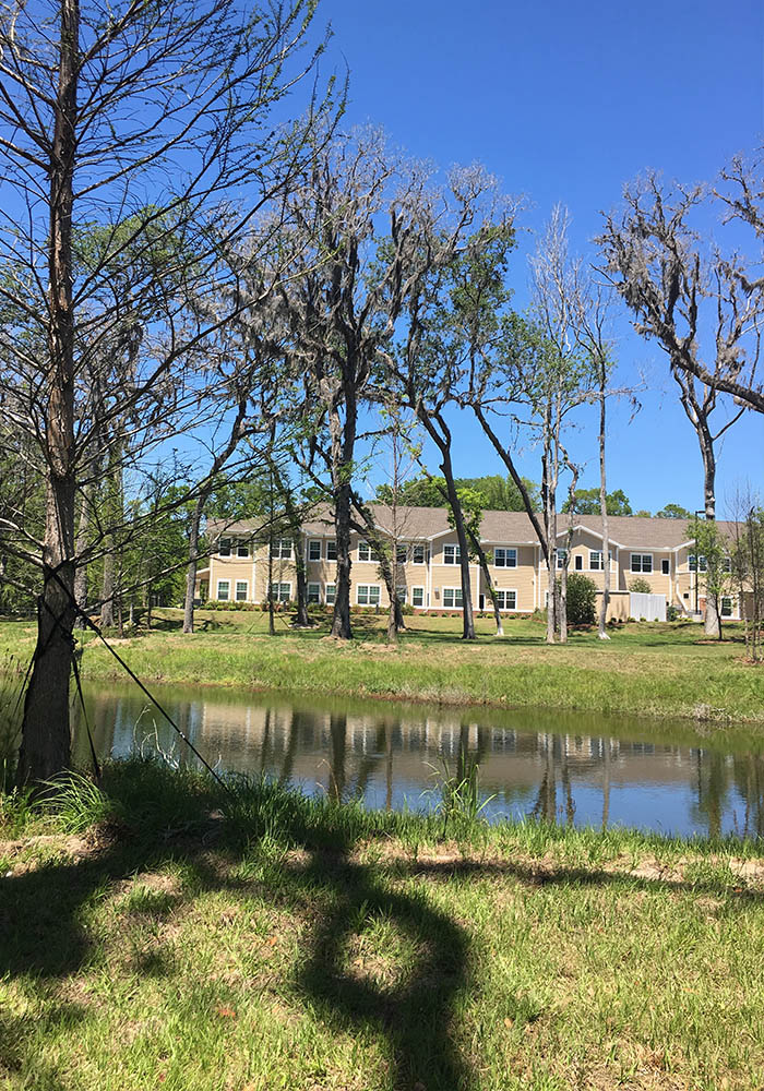 Parklike setting of Anthem Lakes